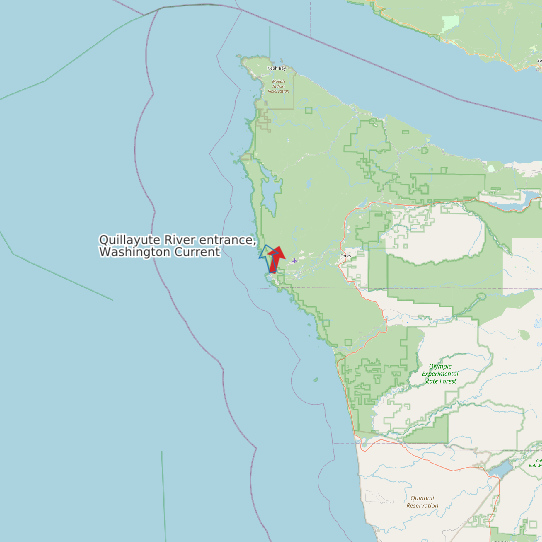 Quillayute River entrance, Washington Current map