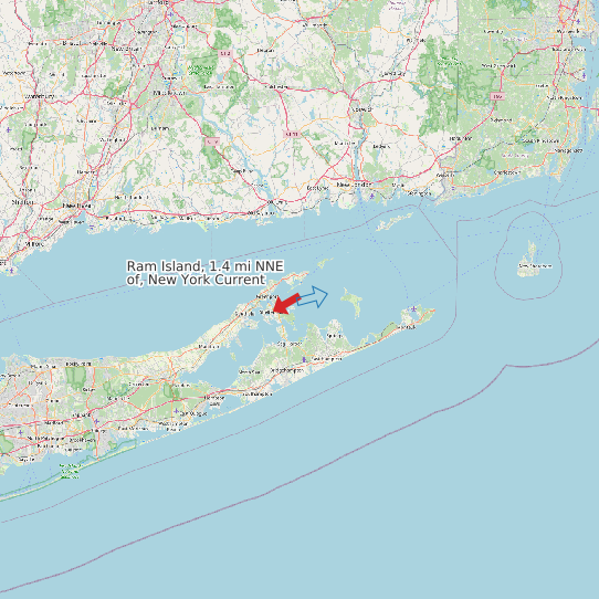 Ram Island, 1.4 mi NNE of, New York Current map