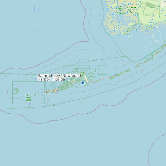 Ramrod Key, Newfound Harbor, Florida map