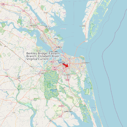 Berkley Bridge, Eastern Branch, Elizabeth River, Virginia Current map