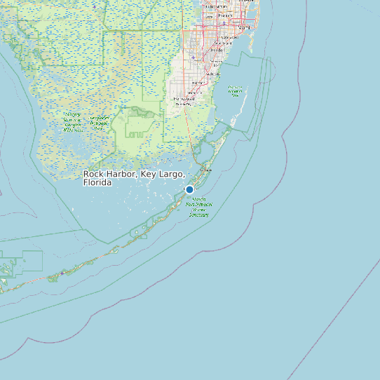 Rock Harbor, Key Largo, Florida map