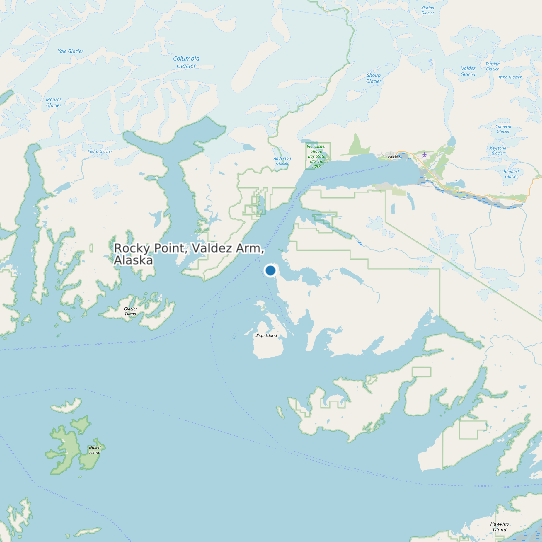 Rocky Point, Valdez Arm, Alaska map