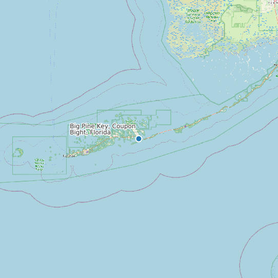 Big Pine Key, Coupon Bight, Florida map