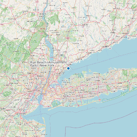 Rye Beach (Amusement Park), New York map