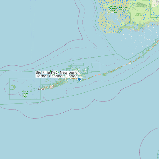 Map of Big Pine Key, Newfound Harbor Channel, Florida Tide Prediction Station