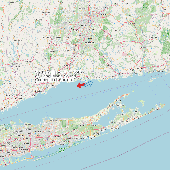 Sachem Head, 1 mi SSE of, Long Island Sound, Connecticut Current map