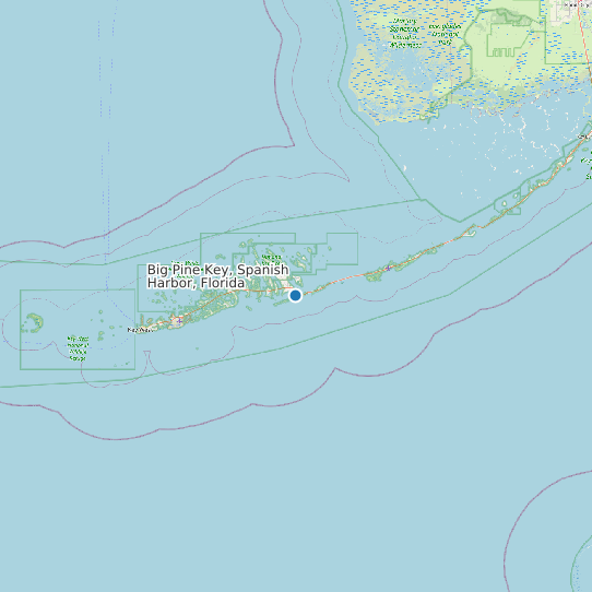 Big Pine Key, Spanish Harbor, Florida map