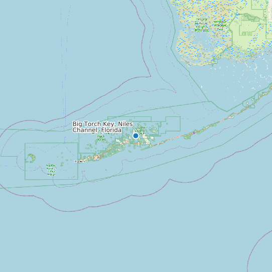 Big Torch Key, Niles Channel, Florida map