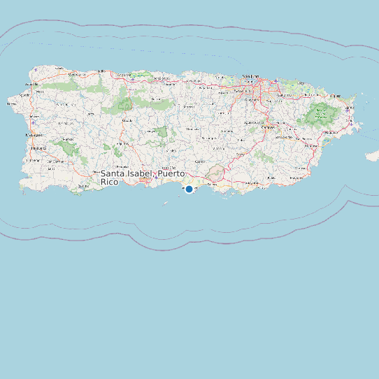 Santa Isabel, Puerto Rico map