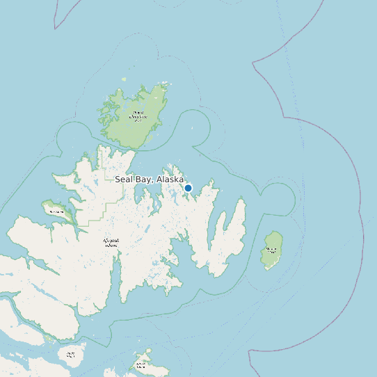 Seal Bay, Alaska map