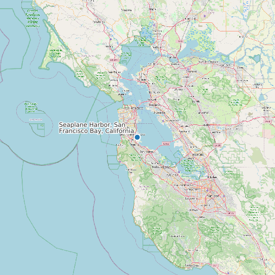 Seaplane Harbor, San Francisco Bay, California map
