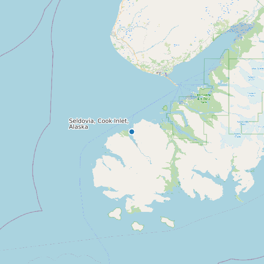 Seldovia, Cook Inlet, Alaska map