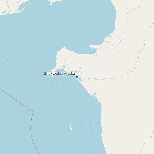 Shaktoolik, Alaska map