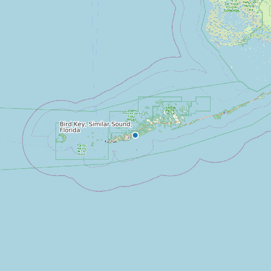 Bird Key, Similar Sound, Florida map