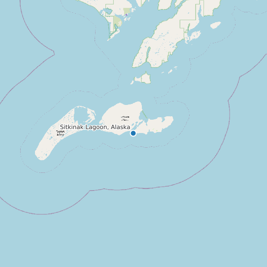 Sitkinak Lagoon, Alaska map