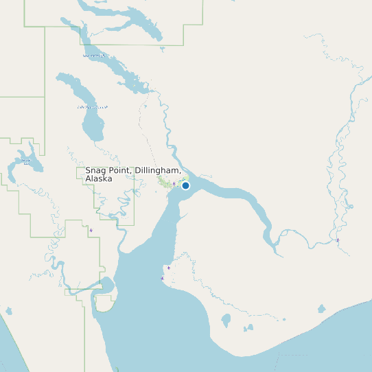 Snag Point, Dillingham, Alaska map