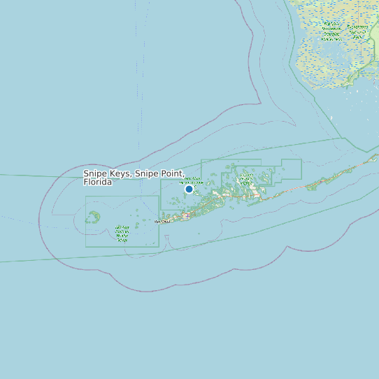 Snipe Keys, Snipe Point, Florida map