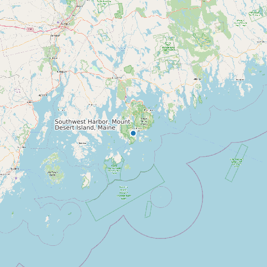 Southwest Harbor, Mount Desert Island, Maine map