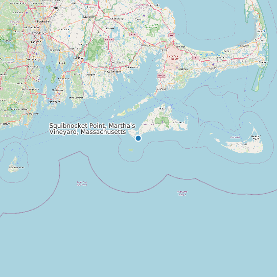 Squibnocket Point, Martha's Vineyard, Massachusetts map