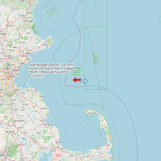 Stellwagen Bank, 16 nmi north of Race Point (depth 90 ft), Massachusetts Current map