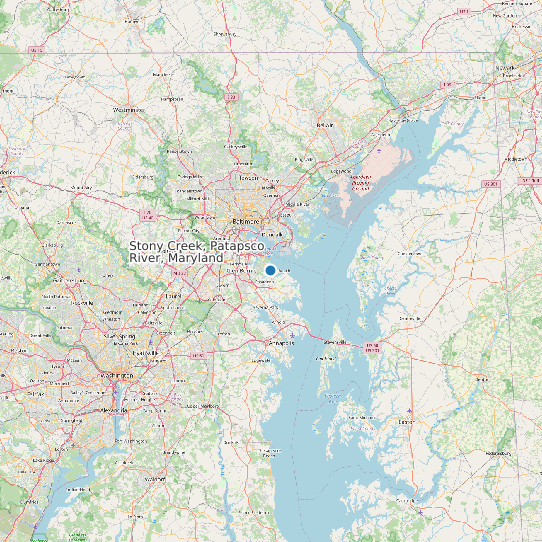 Stony Creek, Patapsco River, Maryland map