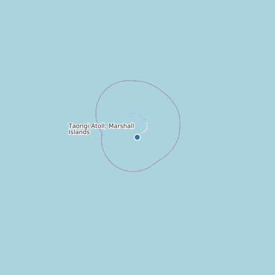 Taongi Atoll, Marshall Islands map