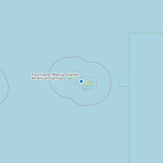 Tau Island, Manua Islands, American Samoa map