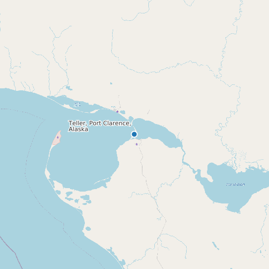 Teller, Port Clarence, Alaska map
