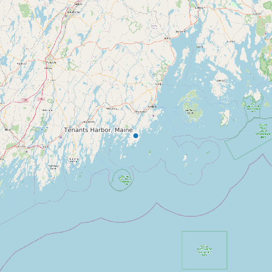 Tenants Harbor, Maine map