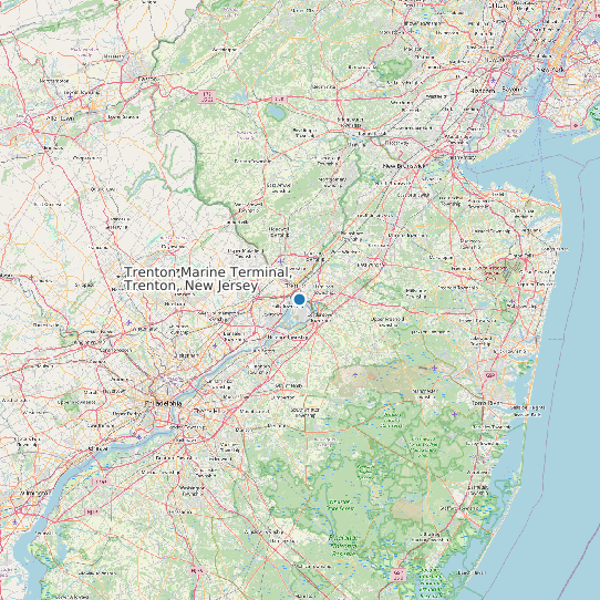 Trenton Marine Terminal, Trenton, New Jersey map
