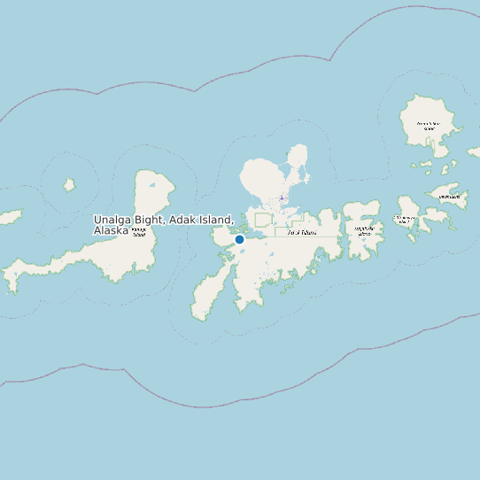 Unalga Bight, Adak Island, Alaska map