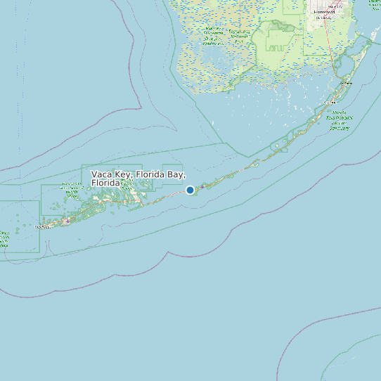 Vaca Key, Florida Bay, Florida map