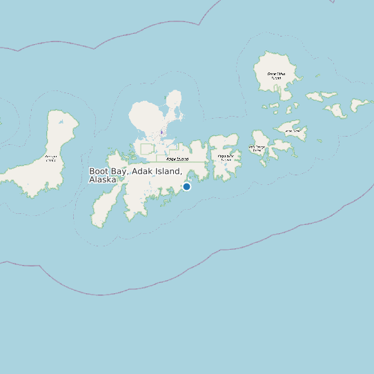 Boot Bay, Adak Island, Alaska map