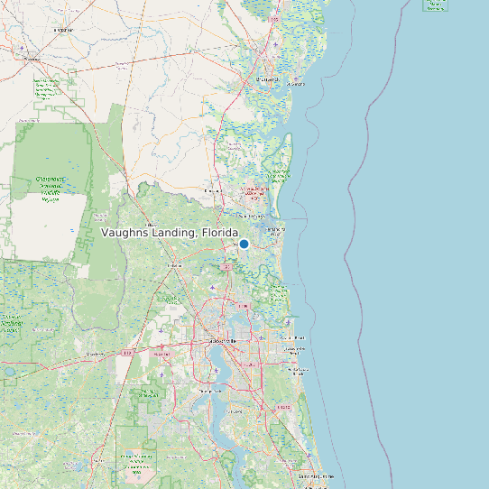 Vaughns Landing, Florida map