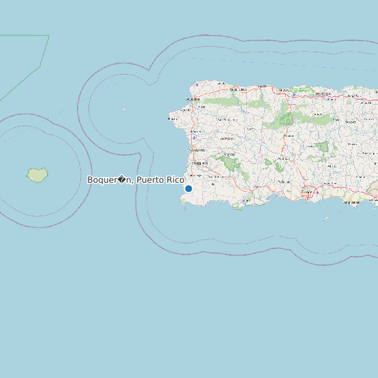 Boquer�n, Puerto Rico map