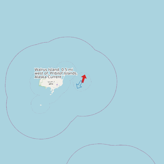 Walrus Island, 0.5 mi west of, Pribilof Islands, Alaska Current map