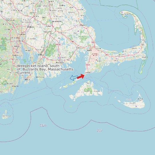 Weepecket Island, south of, Buzzards Bay, Massachusetts Current map