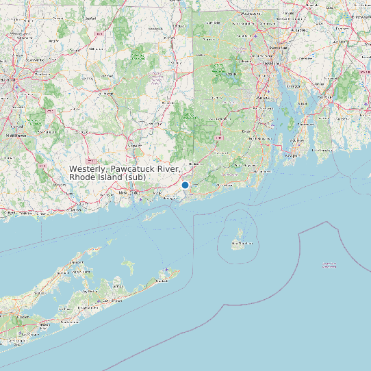 Westerly, Pawcatuck River, Rhode Island (sub) map