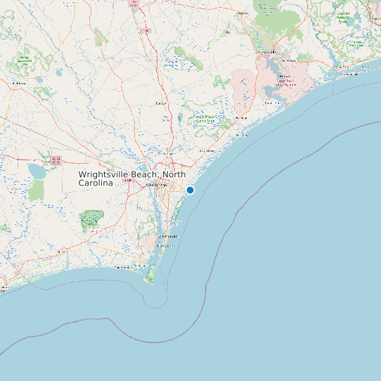 Wrightsville Beach, North Carolina map