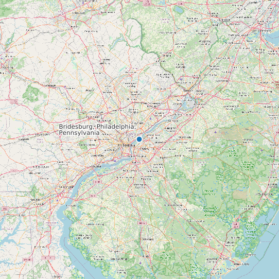 Bridesburg, Philadelphia, Pennsylvania map