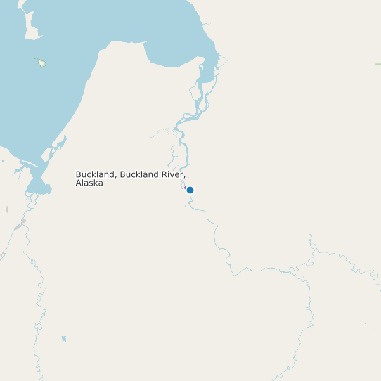 Buckland, Buckland River, Alaska map