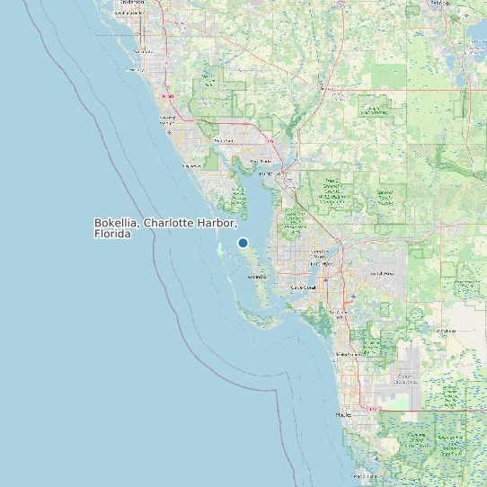 Bokellia, Charlotte Harbor, Florida map