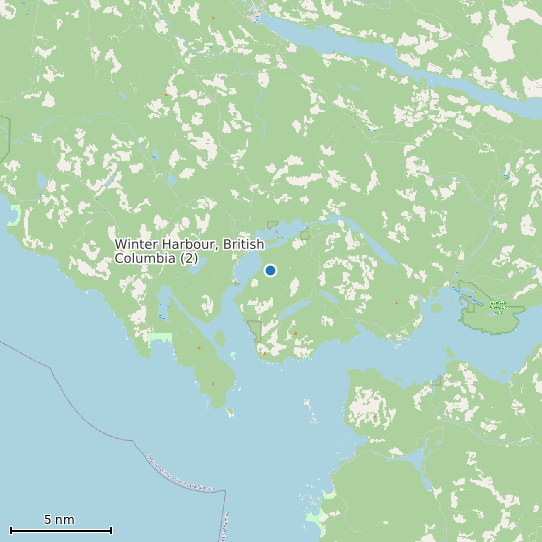 Map of Winter Harbour, British Columbia (2) Tide Prediction Station