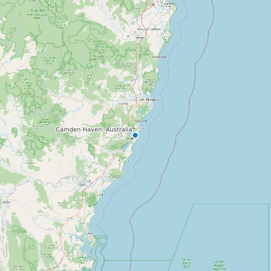 Camden Haven, Australia map