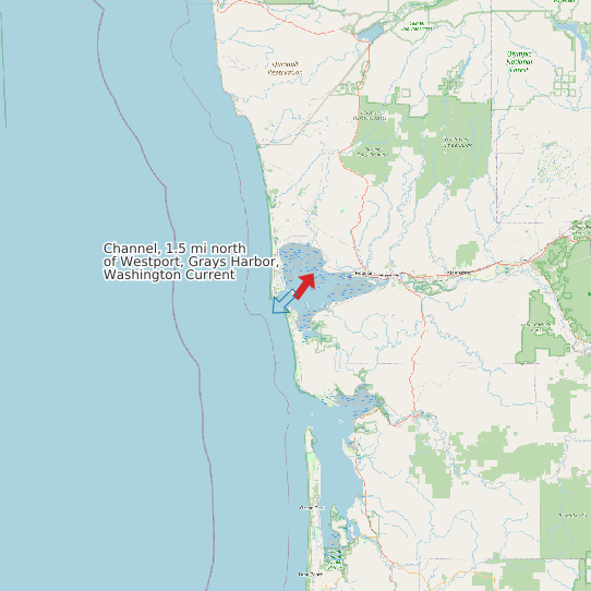 Channel, 1.5 mi north of Westport, Grays Harbor, Washington Current map