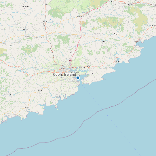 Cobh, Ireland map