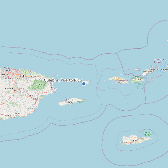 Culebra, Puerto Rico map