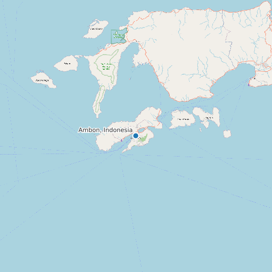 Map of Ambon, Indonesia Tide Prediction Station
