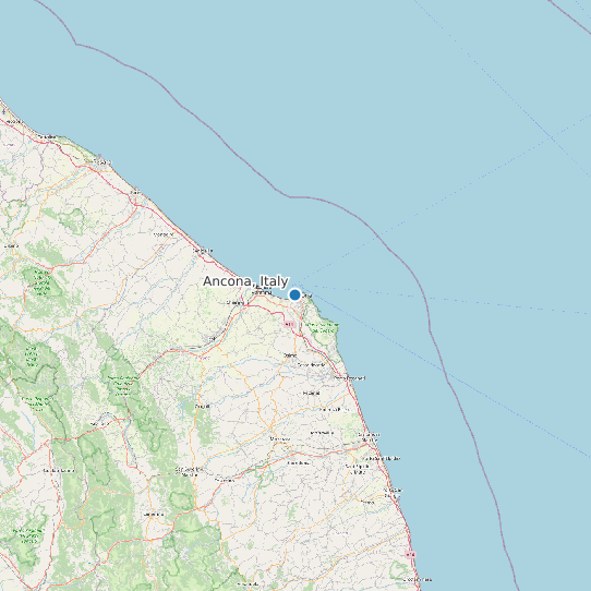 Ancona, Italy map