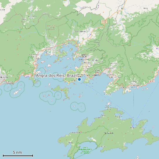 Map of Angra dos Reis, Brazil Tide Prediction Station